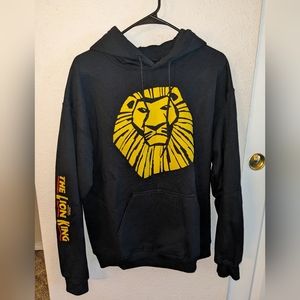 The Lion King Broadway Musical Pullover Fleece Sweatshirt Black Unisex